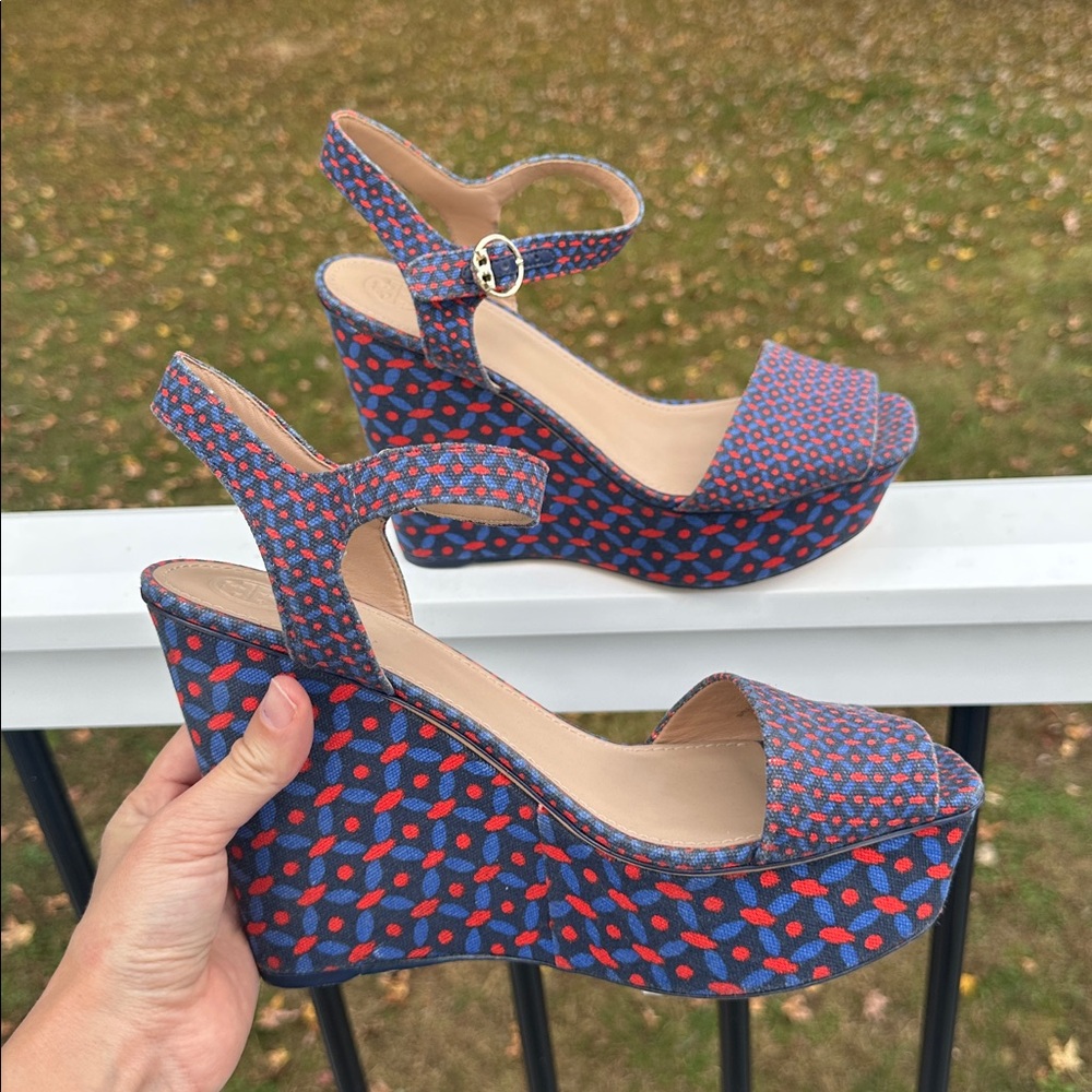 Tory Burch Haven Canvas Platform